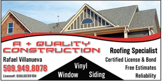 A+ Quality Construction logo