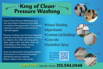 King of Clean Pressure Washing logo