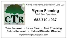 Logo for Chiefs Tree Removal & Lawn Care