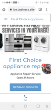 First Choice Appliance Repair logo