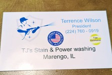Logo for TJs Stain and Powerwashing