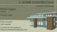 Logo for S. Legere Construction