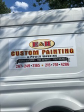 Logo for E & H Custom Painting, LLC