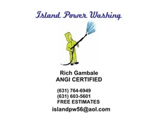 Logo for Island Powerwashing