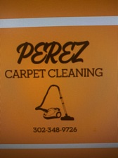 Logo for Perez carpet cleaning