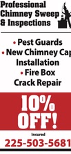 Logo for Professional Chimney Sweeps