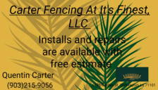 Avatar for Carter Fencing At Its Finest LLC
