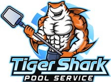 Logo for Tiger Shark Pool Service