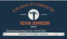 Logo for KJH Quality Carpentry
