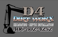 Logo for D4 Dirt Worx, LLC