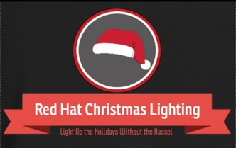 Red Hat Christmas Lighting logo