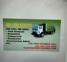 A & U Junk and Go logo