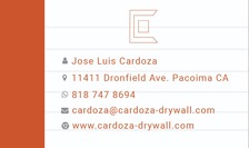 Logo for Cardoza Drywall & Taping