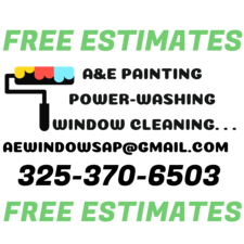 Logo for A and E Pro Cleaning and Painting