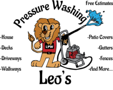 Logo for Leo's Pressure Washing, LLC - Unlicensed Contractor