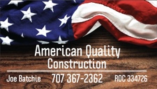 Joseph Albert Batchie DBA American Quality Construction logo