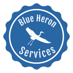 Blue Heron Window Cleaning logo