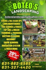 Logo for Boteo's Landscaping