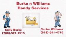 Logo for Burke N Williams Paint & Handy Services