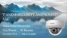 T and B Security and Sound logo