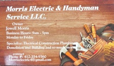 Avatar for Morris Electric and Handyman Service