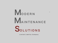 Logo for Modern Maintenance Solutions