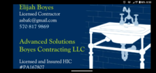 Logo for Advanced Solutions Boyes & Family Contracting, LLC