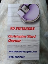 Logo for PD FINISHERS by Christopher Ward