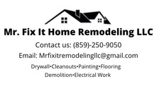 Logo for Mr. Fix It Home Remodeling, LLC