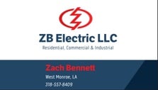 Logo for ZB Electric, LLC