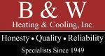 B & W Heating & Cooling, Inc. logo