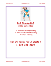 Logo for Bx3 Cleaning, LLC