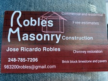 Logo for Robles Masonry
