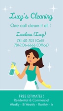 Logo for Lucy's Cleaning