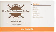 Avatar for First Class Framing and Roofing
