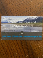 Logo for Greens landscaping