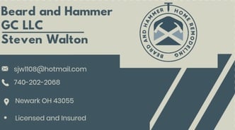 Beard and Hammer logo