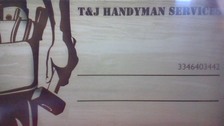 T and J Handyman Service logo