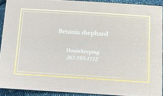 Betania's Cleaning Services logo