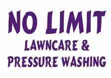 Logo for No Limit Lawncare and Pressure Washing