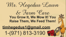 Avatar for Mr. Hegedus Lawn and Farm Care