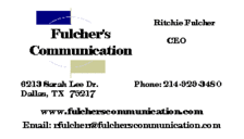 Fulcher's Communication logo