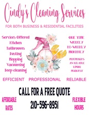 Cindy's Cleaning Service logo