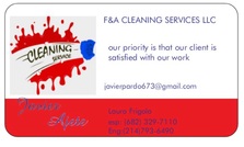 F&A Cleaning Services, LLC logo