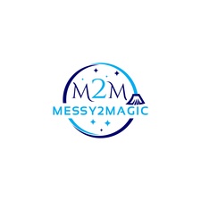 Logo for Messy2Magic Cleaning Service