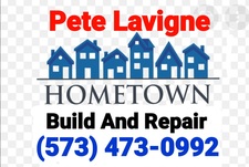 Logo for Hometown. Build and Repair