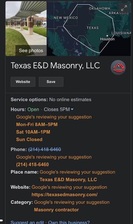 Texas E&D Masonry logo