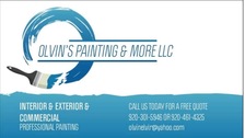 Logo for Olvins Painting, LLC