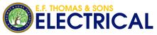 Logo for E. F. Thomas & Sons Electrical Contractors, LLC