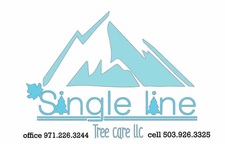 single line tree care llc logo
